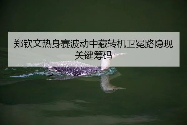郑钦文热身赛波动中藏转机卫冕路隐现关键筹码